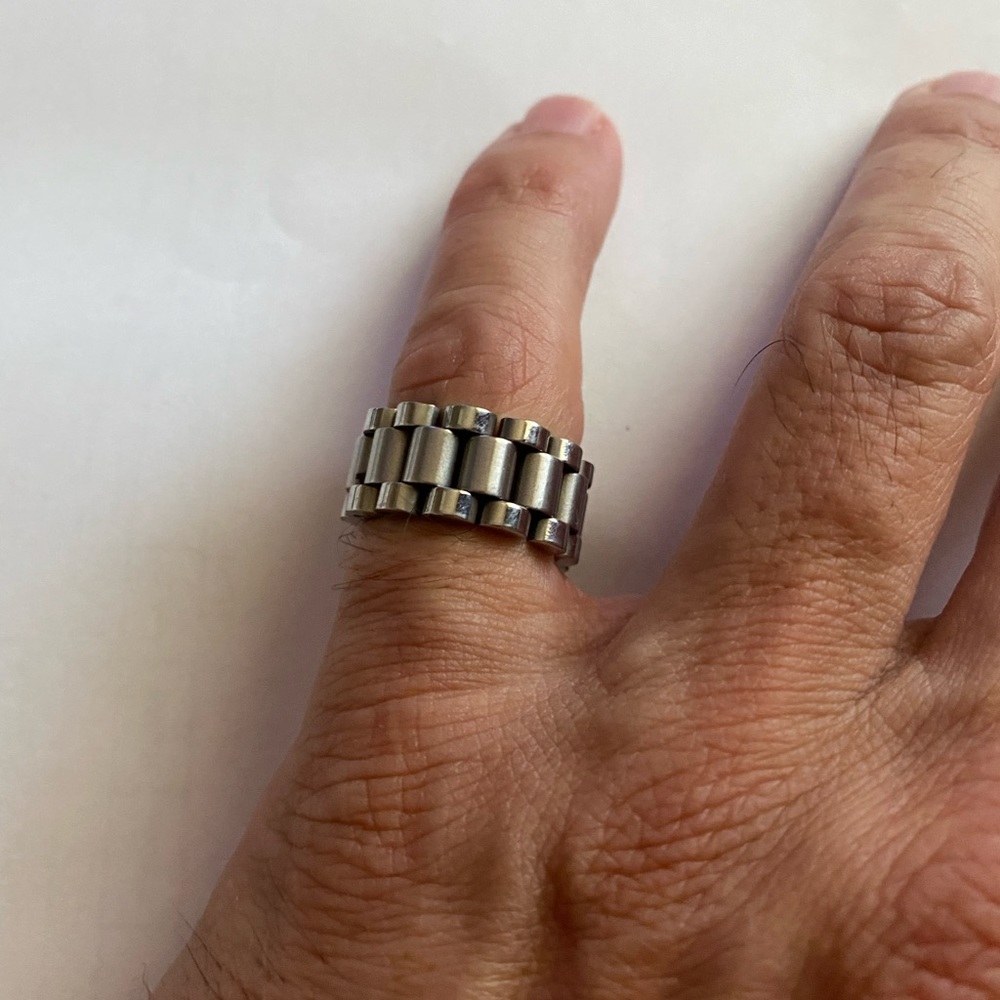 Stainless ring size 7.5